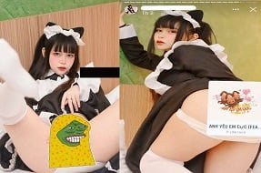 น้องสาวเต้านมใหญ่มีน้ำมากในหีของเธอ