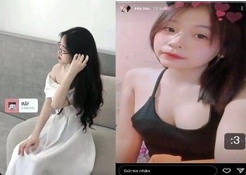 น้องสาวที่มีเสน่ห์สองคนพร้อมตู้เย็นสีแดง