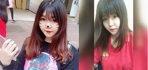 ความงามลูบไล้เด็กผู้ชายด้วยริมฝีปากสีชมพู